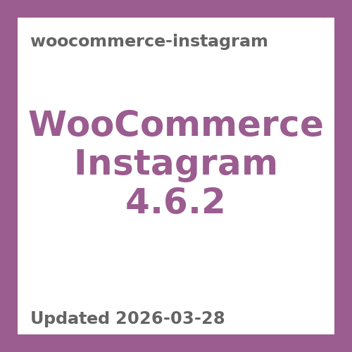 WooCommerce Instagram 4.6.2