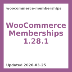 WooCommerce Memberships 1.28.1