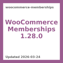 WooCommerce Memberships 1.28.0