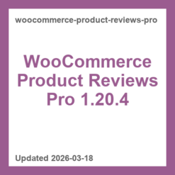 WooCommerce Product Reviews Pro 1.20.4