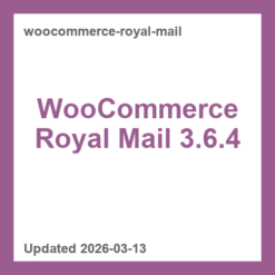 WooCommerce Royal Mail 3.6.4