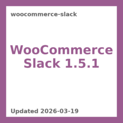 WooCommerce Slack 1.5.1