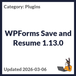 WPForms Save and Resume