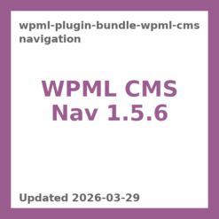 WPML CMS Navigation 1.5.6