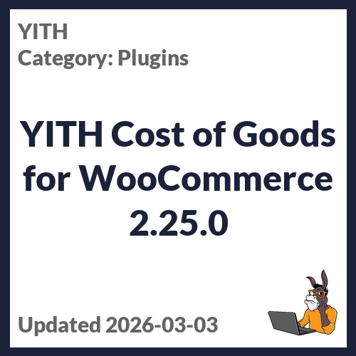 YITH Cost of Goods for WooCommerce
