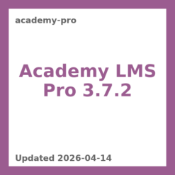 Academy LMS Pro 3.7.2