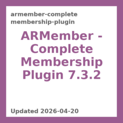 ARMember - Complete Membership Plugin 7.3.2