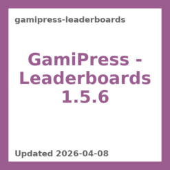 GamiPress - Leaderboards 1.5.6
