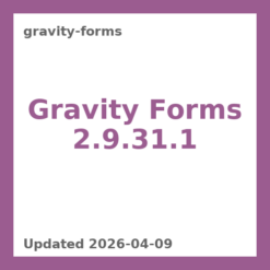 Gravity Forms Developer Editions 2.9.31.1