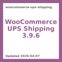 WooCommerce UPS Shipping 3.9.6