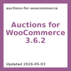 Auctions for WooCommerce 3.6.2