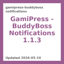 GamiPress - BuddyBoss Notifications 1.1.3
