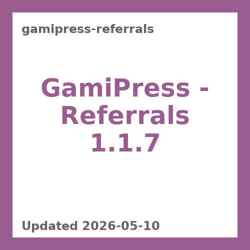 GamiPress - Referrals 1.1.7