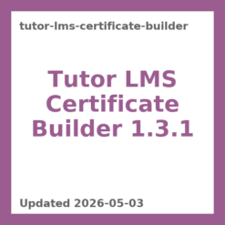 Tutor LMS Certificate Builder 1.3.1
