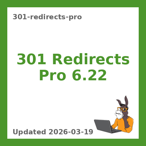 301 Redirects Pro 6.22