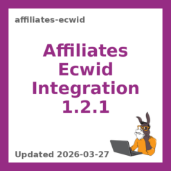 Affiliates Ecwid Integration 1.2.1
