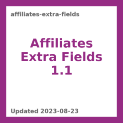 Affiliates Extra Fields 1.1