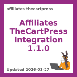 Affiliates TheCartPress Integration 1.1.0