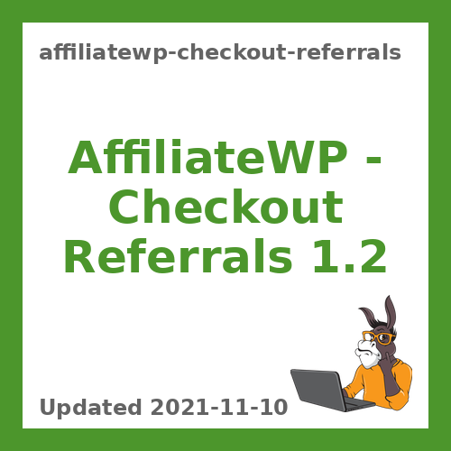 AffiliateWP – Checkout Referrals 1.2