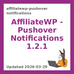 AffiliateWP – Pushover Notifications 1.2.1