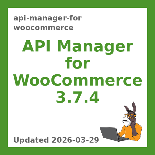API Manager for WooCommerce 3.7.4