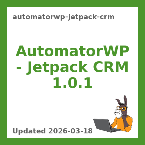 AutomatorWP – Jetpack CRM 1.0.1