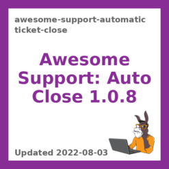 Awesome Support: Auto Close 1.0.8