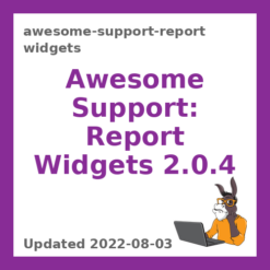 Awesome Support: Report Widgets 2.0.4