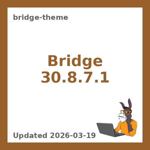 Bridge Responsive Theme 30.8.7.1
