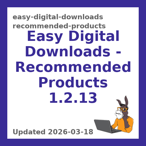 Easy Digital Downloads – Recommended Products 1.2.13