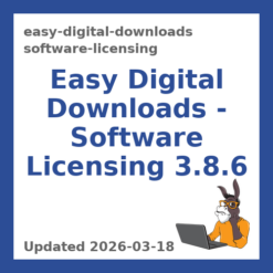 Easy Digital Downloads - Software Licensing 3.8.6
