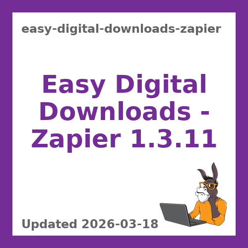 Easy Digital Downloads – Zapier 1.3.11