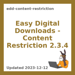 Digital Downloads Content Restriction 2.3.4