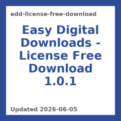Easy Digital Downloads – License Free Download 1.0.1