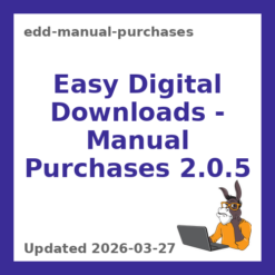 Digital Downloads Manual Purchases Plugin 2.0.5