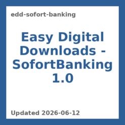 Digital Downloads Sofort Banking Plugin 1.0