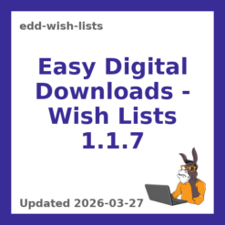Digital Downloads Wish Lists Plugin 1.1.7