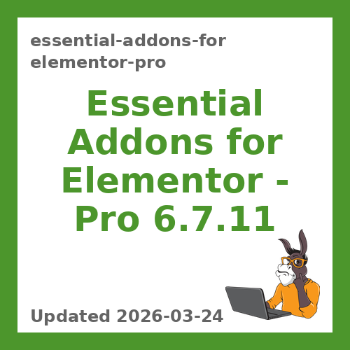 Essential Addons for Elementor - Pro 6.7.11