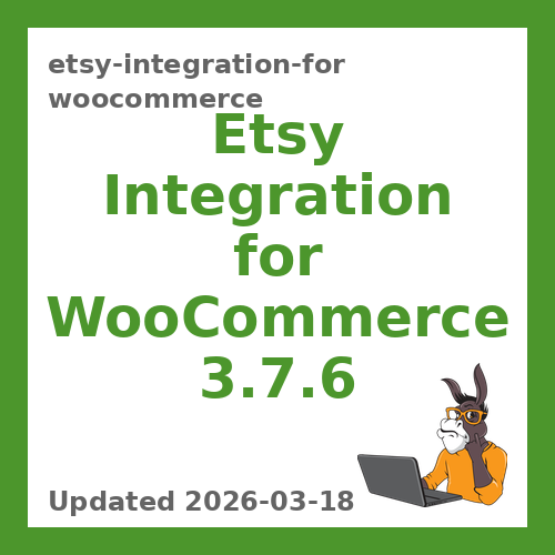 Etsy Integration for WooCommerce 3.7.6