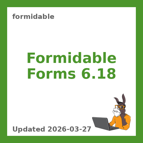 Formidable Forms 6.18