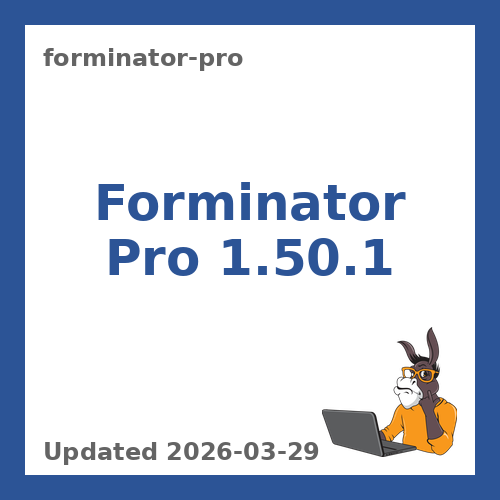 Forminator Pro 1.50.1