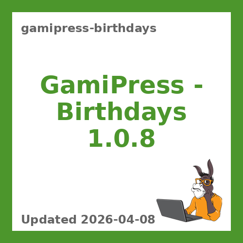 GamiPress - Birthdays 1.0.8