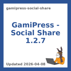 GamiPress - Social Share 1.2.7