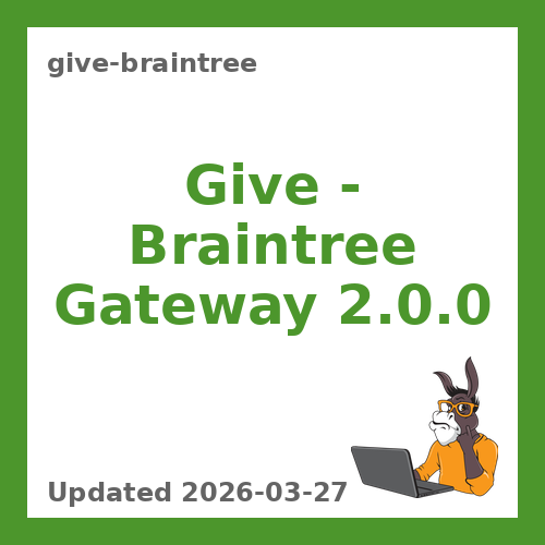 Give – Braintree Gateway 2.0.0