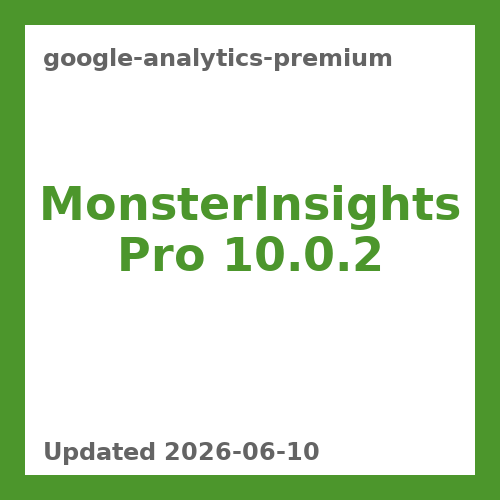 MonsterInsights Pro 10.0.2