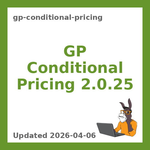GP Conditional Pricing 2.0.25