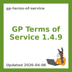 GP Terms of Service 1.4.9