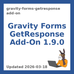 Gravity Forms GetResponse Add-On 1.9.0