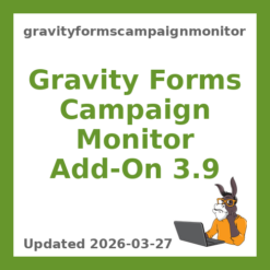Gravity Forms Campaign Monitor Add-On 3.9