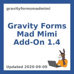Gravity Forms Mad Mimi Add-On 1.4